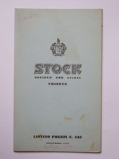 Stock trieste listino usato  Trieste