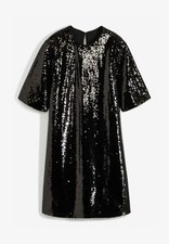Trendy paillettenkleid schwarz gebraucht kaufen  Deutschland