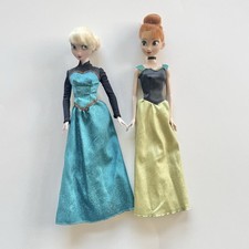 Bonecas da moda Disney Store luxo Frozen Elsa e Anna coroação sem sapatos comprar usado  Enviando para Brazil