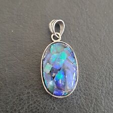 Pendentif opale mosaïque d'occasion  Douarnenez