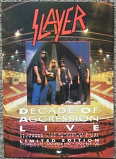 Usado, SLAYER - DECADE OF AGGRESSION 1991 Full page UK Magazine ad comprar usado  Enviando para Brazil