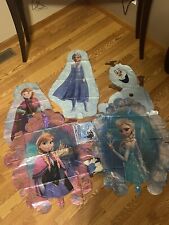 Usado, Conjunto de festa de aniversário Disney Frozen 37 peças banner 5 balões Mylar novo comprar usado  Enviando para Brazil