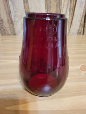 Globo ferroviário vermelho rubi vintage Dietz Fitzall NY G + 3 Loc Nob comprar usado  Enviando para Brazil