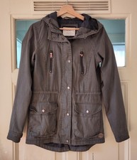 Khakigrüner parka nly gebraucht kaufen  Bad Königshofen-Umland