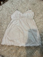 Regata Babydoll Vintage Y2K Aeropostale Alça Frisada Branca Elástica Tamanho M comprar usado  Enviando para Brazil