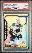 2018-19 O-Pee-Chee Platinum Rainbow Color Wheel Miro Heiskanen #175 Rookie PSA 9, usado comprar usado 2018-19 O-Pee-Chee Platinum Rainbow Color Wheel Miro Heiskanen #175 Rookie PSA 9, usado comprar usado  Enviando para Brazil
