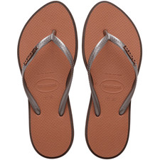 Sandália Feminina Havaianas Slim Point Marrom Escuro Flip Flop Tamanhos 35/36-41/42 comprar usado  Enviando para Brazil