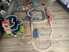 Wooden train set for sale  CASTLEFORD