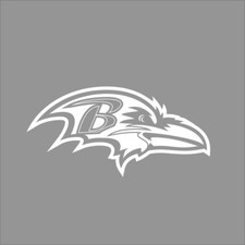 Adesivo adesivo de vinil Baltimore Ravens NFL Team logotipo 1 cor janela de carro parede comprar usado  Enviando para Brazil