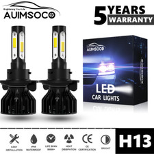 Usado, Lâmpadas de farol de LED branco alto-baixo para Nissan Sentra 2009-2012 2X 6000K comprar usado  Enviando para Brazil