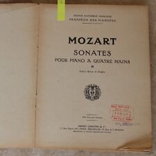 Mozart sonates piano d'occasion  Bourg-de-Visa