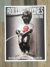 Rolling stones poster d'occasion  Expédié en Belgium
