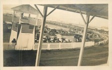 Cartão postal foto RPPC C-1915 pista de corrida primeiros automóveis 22-9429, usado comprar usado  Enviando para Brazil