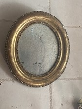 Miroir ancien ovale d'occasion  Bléré