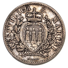 San marino lira usato  Lodi