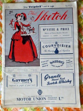 Vintage magazine sketch for sale  BLACKPOOL
