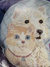 Needlepoint canvaswork crewel for sale  UK