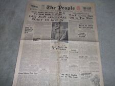 People newspaper 1945 for sale  MILTON KEYNES