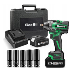 Klucz udarowy Seesii WH750, zielony, kompaktowy i lekki, akumulatorowy  na sprzedaż Klucz udarowy Seesii WH750, zielony, kompaktowy i lekki, akumulatorowy  na sprzedaż  PL