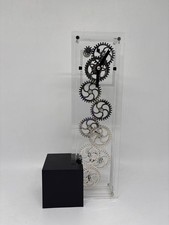 gear clock silver for sale  Brooklyn