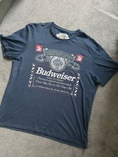 Men budweiser shirt for sale  HYDE