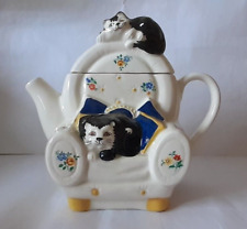 Whimsical teapot feline for sale  FROME