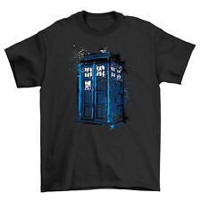 Usado, Camiseta Dr. Who Tardis Distressed - Timey Wimey e elegante! Camiseta engraçada com o icônico comprar usado  Enviando para Brazil