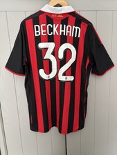 Camisa Adidas AC Milan 2009/10 Home - Grande - Beckham #32 comprar usado  Enviando para Brazil