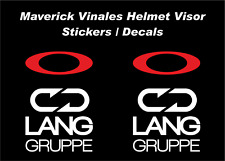 Maverick Vinales Adesivos Decalques Viseira Capacete Novo 2017 Temporada comprar usado  Enviando para Brazil