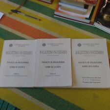 Bollettino notiziario facoltà usato  Rosa