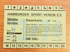 Hsv hamburger dauerkarte gebraucht kaufen  Hamburg