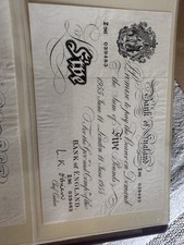 Brien white banknote for sale  BARNSLEY