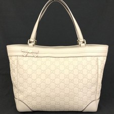 Bolsa tote de ombro GUCCI Ssima Mayfair GG logotipo couro marfim/7BG0586, usado comprar usado  Enviando para Brazil