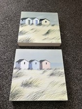 Beach huts canvas for sale  WORKSOP