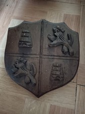 Blason bois sculpté d'occasion  Sarcelles