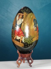 Oeuf russe bois d'occasion  Quimper