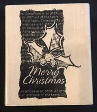 Stampendous merry christmas for sale  CUPAR