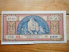 1946 lotteria solidarieta usato  Imola