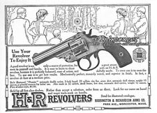 Anúncio impresso H&R REVOLVERS 1909 tiro ao alvo 4-5/8" braços Harrington & Richardson, usado comprar usado  Enviando para Brazil