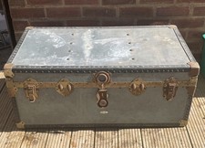 Vintage steamer trunk for sale  UK