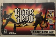 Guitarra sem fio PS3 Guitar Hero World Tour Sunburst - Red Octane comprar usado  Enviando para Brazil