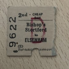 Half. railway. ticket for sale  SHIFNAL