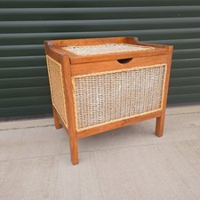 Wooden storage ottoman for sale  ROYSTON