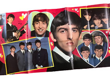Grande pôster de parede vintage 1964 Beatles Paul McCartney John Lennon Ringo Starr, usado comprar usado  Enviando para Brazil