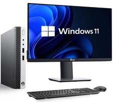 HP ProDesk 400 G4-G5 Mini PC Intel i5 32GB RAM 2TB SSD 24in LED Wi-Fi Windows 11 comprar usado  Enviando para Brazil