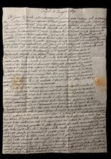 Manoscritto originale napoli usato  Trani