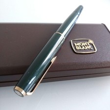 Caneta-tinteiro Montblanc verde 14k com tinteiro usada, cor rara, usado comprar usado  Enviando para Brazil