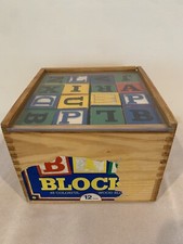 Vintage wood alphabet for sale  West Palm Beach
