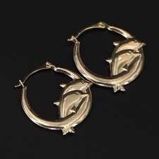 dolphin hoop earrings for sale dolphin hoop earrings for sale USA