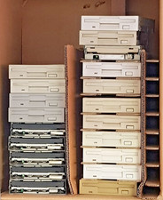 Vintage lettore floppy usato  Matera